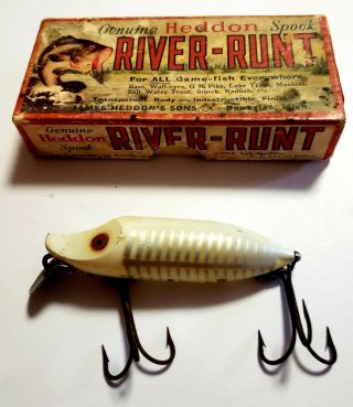 Antique Heddon Spook River - Runt Floater Vintage Fishing Lure