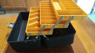 Vintage 3 Tray Tackle Box Ted Williams Sears and Roebuck 2