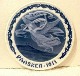 Vintage 1911 B&g Paasken Angel Flue Cover Plate,  Copenhagen,  Denmark