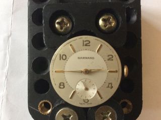 Vintage Garrard 15 Jewel Watch Movement Balance Swings Spares