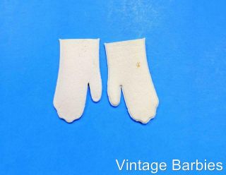 Barbie Doll Peachy Fleecy 915 Gloves Near Vintage 1960 