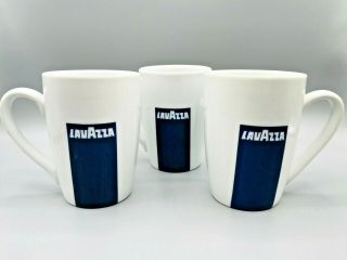 Lavazza Coffee Tea Mugs Cups,  Set Of 3 Blue Label Oneida,  Fast