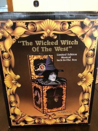 Wizard Of Oz Musical Jack In The Box Wicked Witch Of The West Box