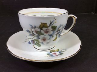 Vintage Duchess Fine English Bone China Footed Cup & Saucer
