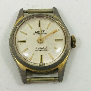 Small Vintage Ladies Limit Wrist Watch Swiss 17 Jewels Incabloc