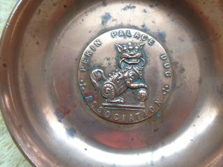 antique small copper dish pekin palace dog association 2