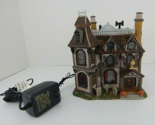 Halloween Spooky Town By Lemax The Alford Mansion W/box