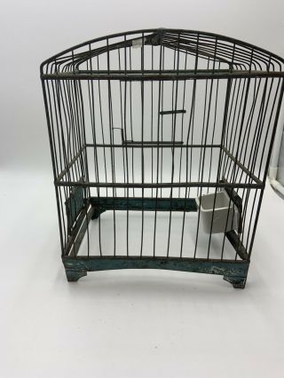 Antique Wire Bird Cage