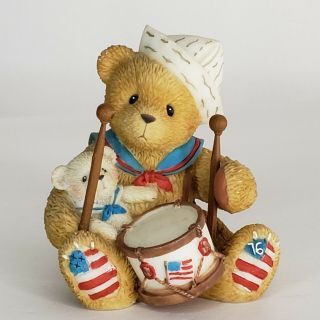 4th Of July 2001 Gregory From Sea To Shining Sea 105385 Cherished Teddies