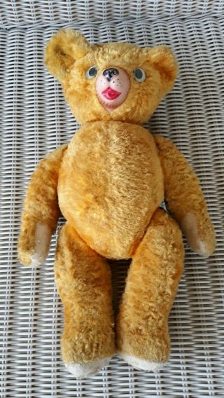 Expert Doll & Toy Company Teddy Bear Plush Stuffed Animal Jointed Rubber Face 4