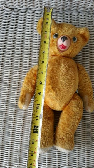 Expert Doll & Toy Company Teddy Bear Plush Stuffed Animal Jointed Rubber Face 5