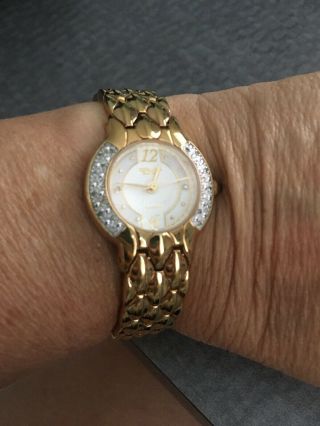 Gruen Ladies Gold Tone Vintage Watch Gsl065 Swiss Movt 1 Jewel
