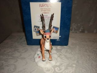Rudolph Island Of Misfit Toys " Mini Coach Comet Figurine " 104548 Enesco,  Box