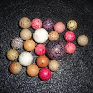 Antique Clay marbles 3