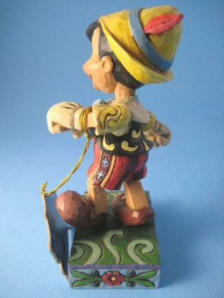 Jim Shore Pinocchio Lively Step Figurine Disney Traditions Enesco 4010027 2