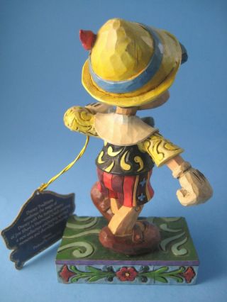 Jim Shore Pinocchio Lively Step Figurine Disney Traditions Enesco 4010027 3