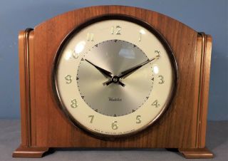 Vintage Westclox Wind Up Mechanical Clock,  Made In Scotland