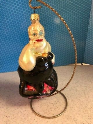 Christopher Radko Disney The Little Mermaid Ursula Glass Ornament 97 - Dis - 83