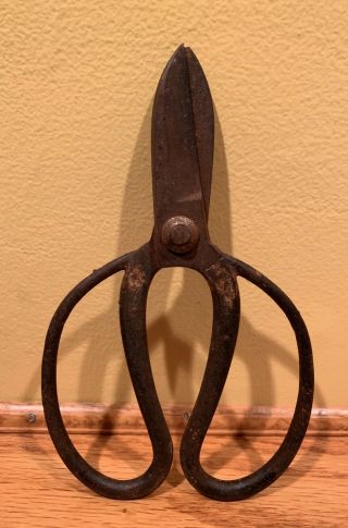 Unique Antique Metal Scissors