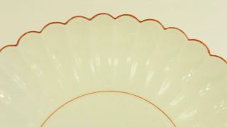 Antique Meissen Fruit Bowl or Dish,  Red Line Pattern 2