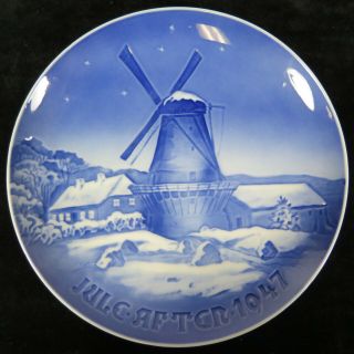 Bing & Grondahl Denmark Christmas Plate 1947 The Dybbol Mill