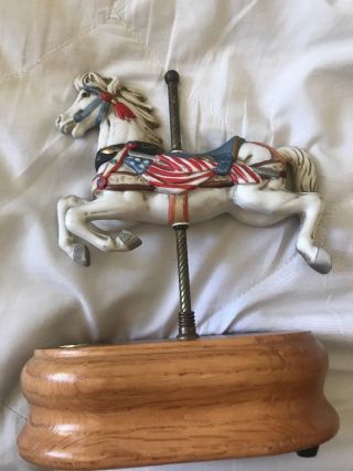 The Great American Carousel Horse American Flag Limited Edition