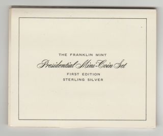 Franklin Presidential Mini - Coin Set,  Sterling Silver