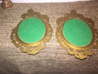 Vintage Gold Framed Pinkie & Blue Boy - Convex SP Mod DePose Italy 6