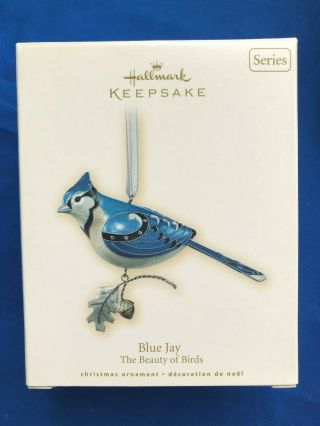 Hallmark 2007 The Beauty Of Birds Blue Jay 3 In Series