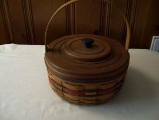 Longaberger 1992 Crisco American Cookie Celebration Basket With Lid And Liner…