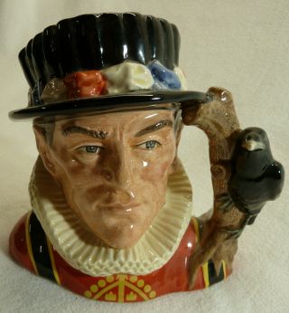 Royal Doulton Large Toby Jug The Yeoman Of The Guard D6873 Stanley James Taylor