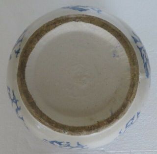Antique Stoneware Pottery Spongeware Spittoon Cuspidor 4