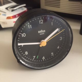 Vintage Braun Travel Alarm Clock Type 4748 Ab5 Made In Germany Dieter Rams