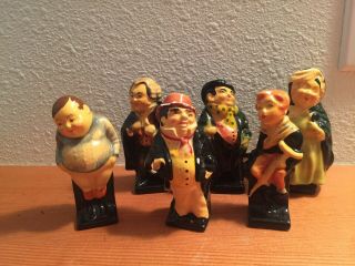 6 Royal Doulton Dickens Figurines Tiny Tim Mrs.  Bardell Fat Boy Buzz Fuzz Others