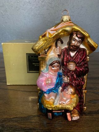 Polonaise Kurt S Adler Holy Family Christmas Ornament