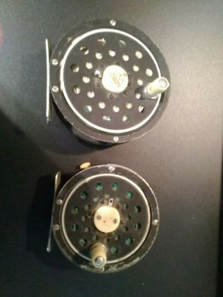 2 Japanese Fly Fishing Reels Antique 3