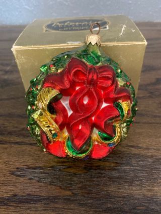 Kurt S Adler Polonaise Twelve Days Of Christmas Five Golden Rings Ornament
