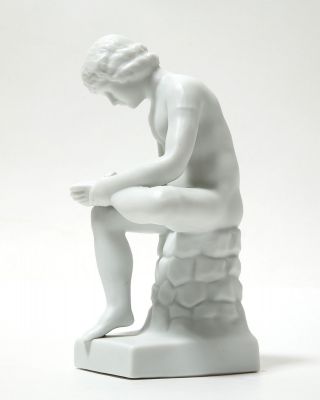 Biscuit porcelain figurine (parian) 