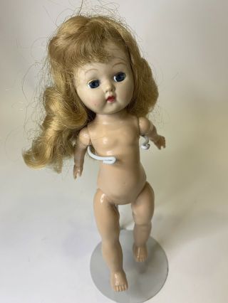 Vintage Cosmopolitan Ginger Doll 8” Blonde Hair Ready To Dress Straight Leg Doll 2