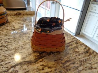 Longaberger Candy Corn Basket Combo With Tie On