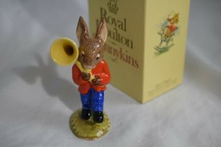 Royal Doulton " Trumpeter Bunnykins " For The Oompas Band Db24,  Made 1983