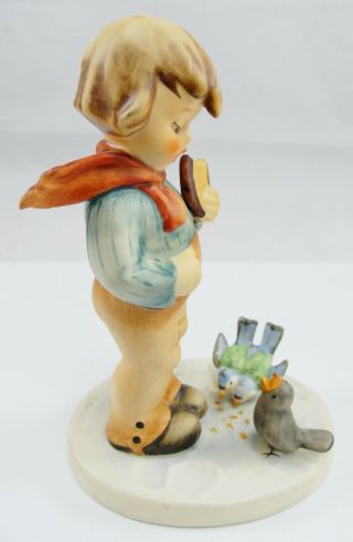 Goebel Hummel Porcelain Figurine Bird Watcher 300 No Box 5” TMK 6 4