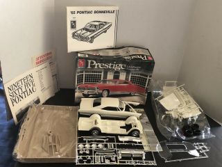 Vintage Amt Prestige 1965 Pontiac Bonneville Model Kit With Instructions