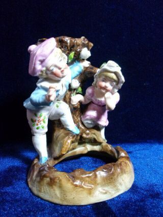 An Antique Conta & Boehme Porcelain Figure Group Vase.