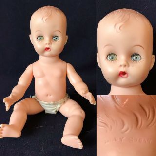 9” Vintage Vinyl “baby Susan” Doll W/nurser Mouth,  Sleep Eyes,  Eegee,  1958