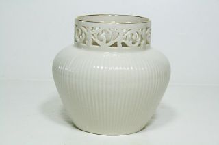 Lenox 5 " Embossed Bud Vase / Candle Holder Made In Usa