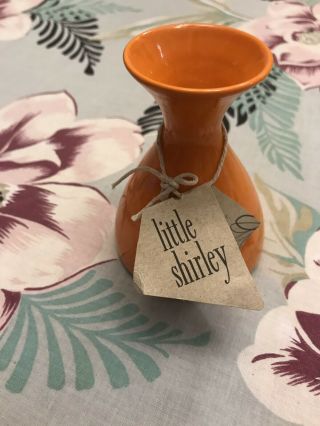 Lauren Burman Little Shirley Material Girl Vase Marigold W/ Tags Cute