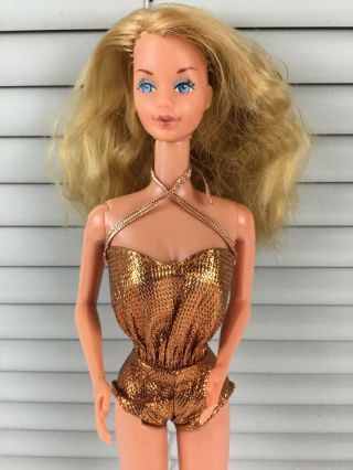 Vintage Barbie Mattel 1978 Blonde KISSING BARBIE Doll 3