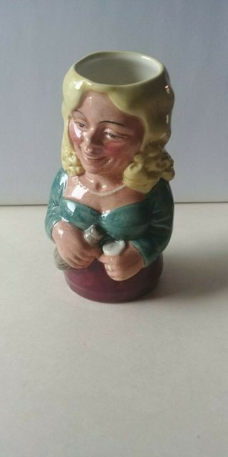 Vintage Royal Doulton Toby Jug: Betty Bitters The Barmaid D6716 4 " 1984 - 1990