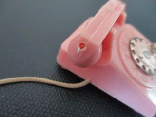 Vintage Barbie 969 Suburban Shopper Pink Phone with Metal Dial 3
